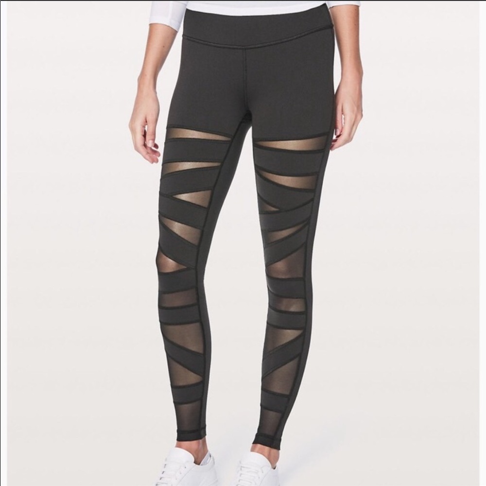 Lululemon 🍋 Wunder Under Pant- HR*SE mesh